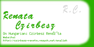 renata czirbesz business card